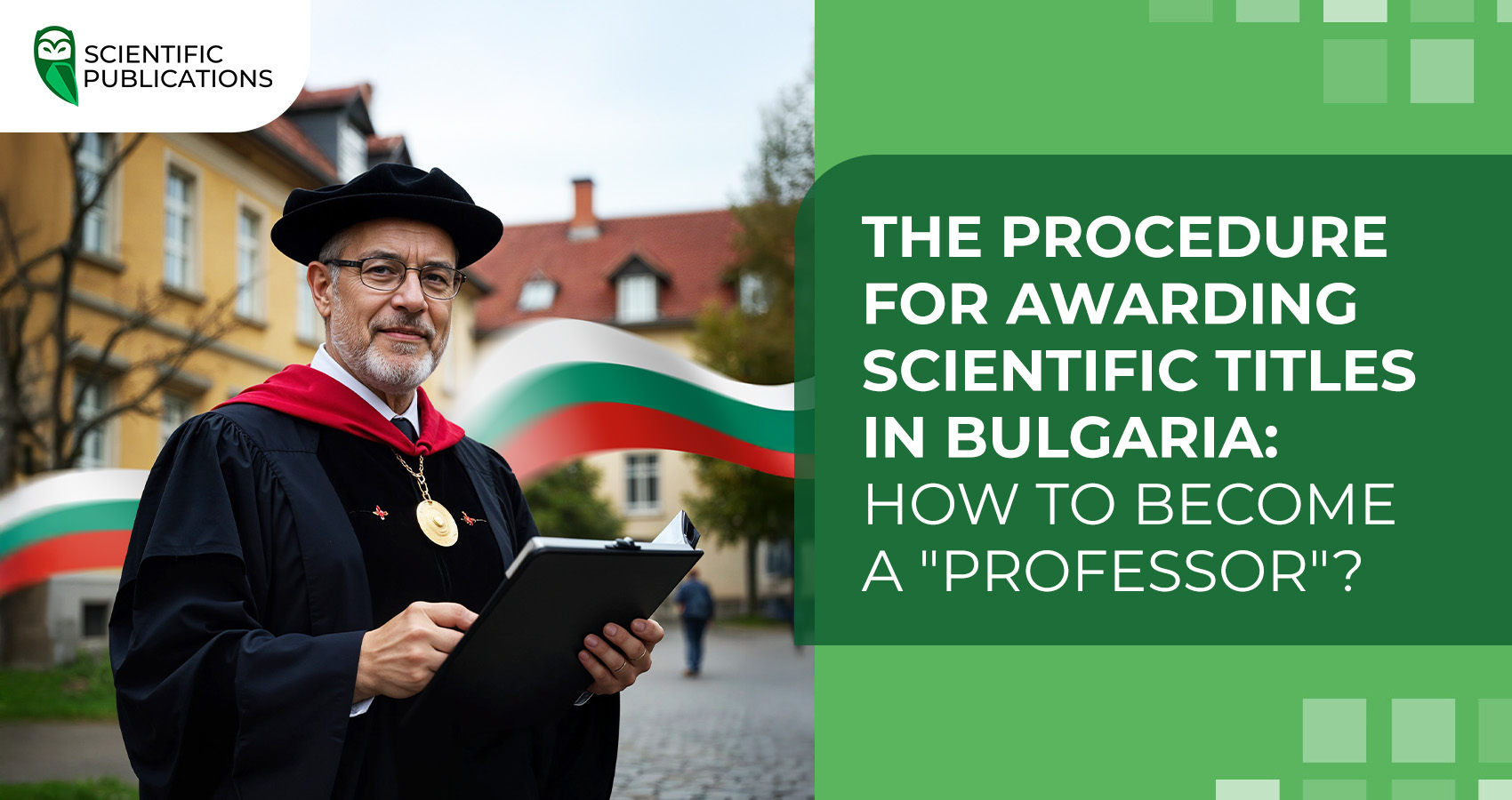 The procedure for awarding scientific titles in Bulgaria: how to become a 