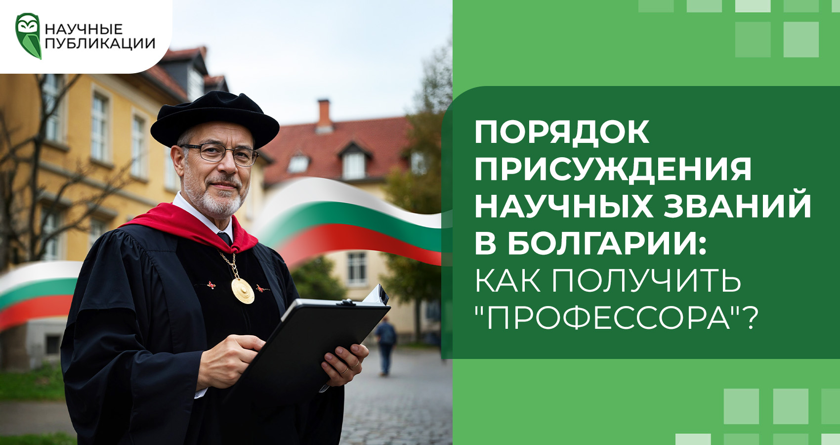 Порядок присуждения научных званий в Болгарии: как получить 