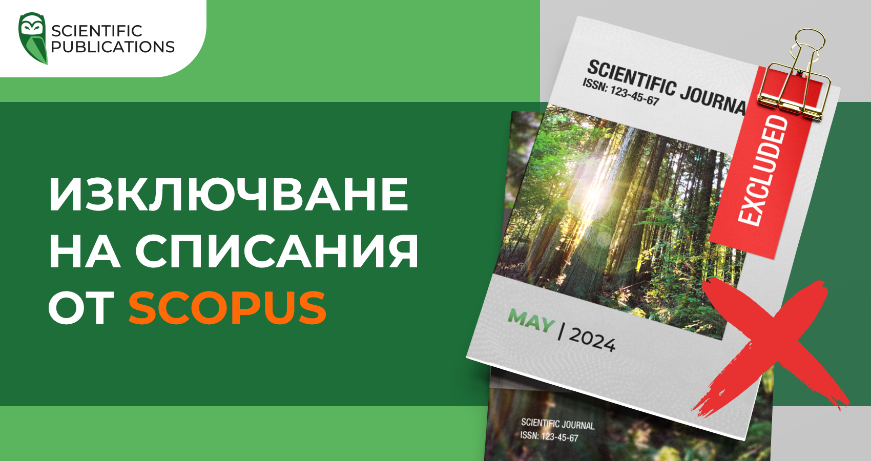 Изключване на списания от Scopus през май 2024 г.