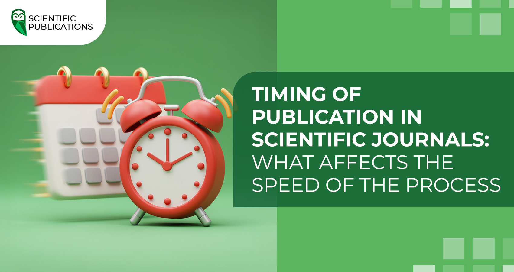 Timing of publication in scientific journals: what affects the speed of the process