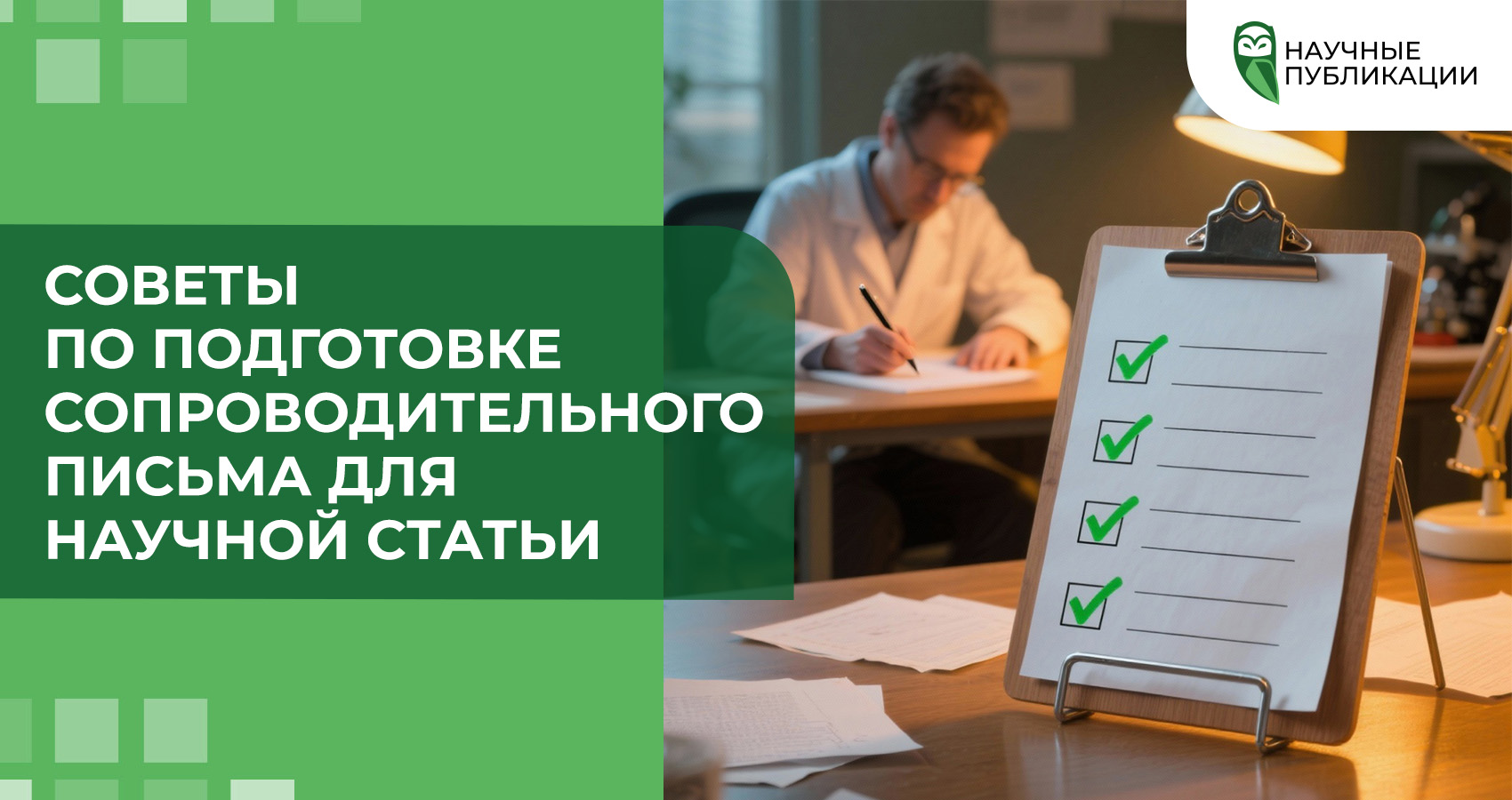 Советы по подготовке сопроводительного письма для научной статьи