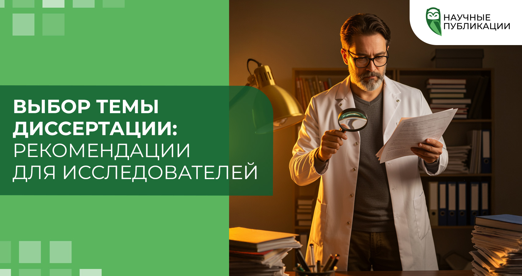 Выбор темы диссертации: рекомендации для исследователей