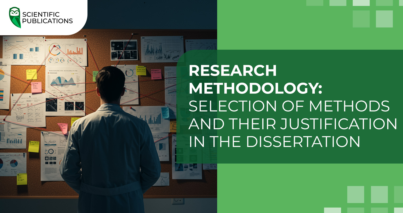 Research methodology: selection of methods and their justification in the dissertation