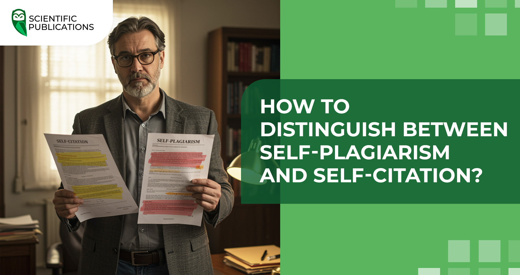 How to distinguish between self-plagiarism and self-citation?