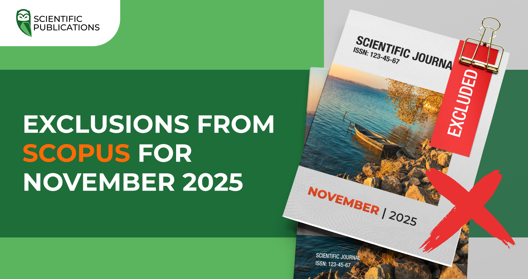 Exclusions from Scopus for November 2025