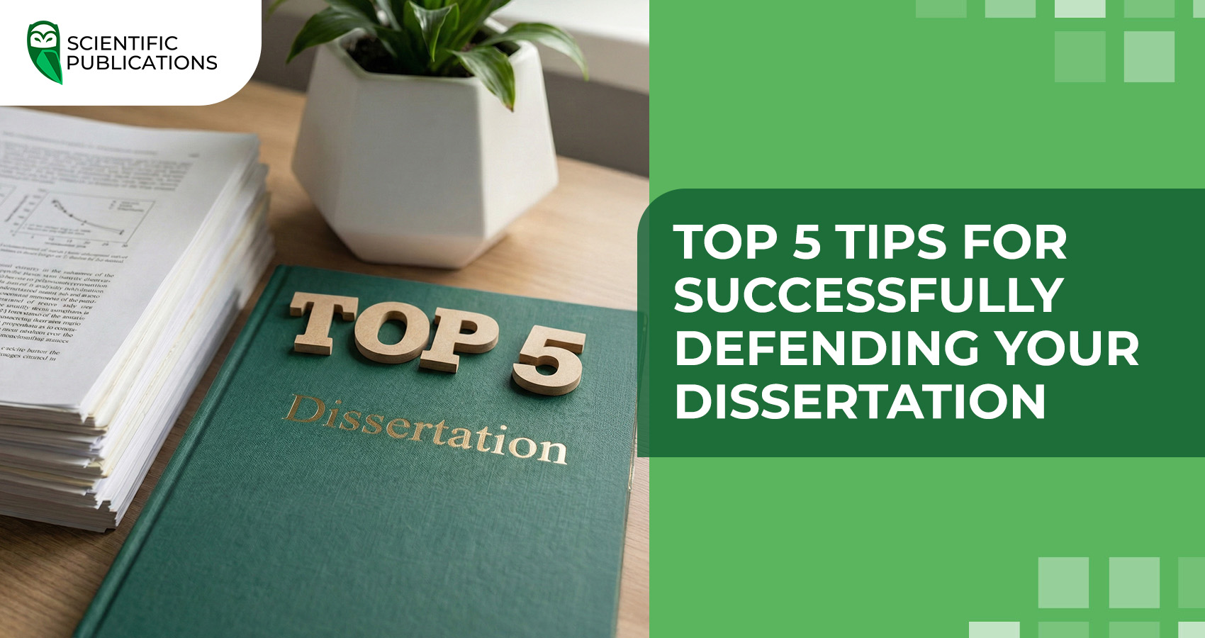 Top 5 tips for successfully defending your dissertation
