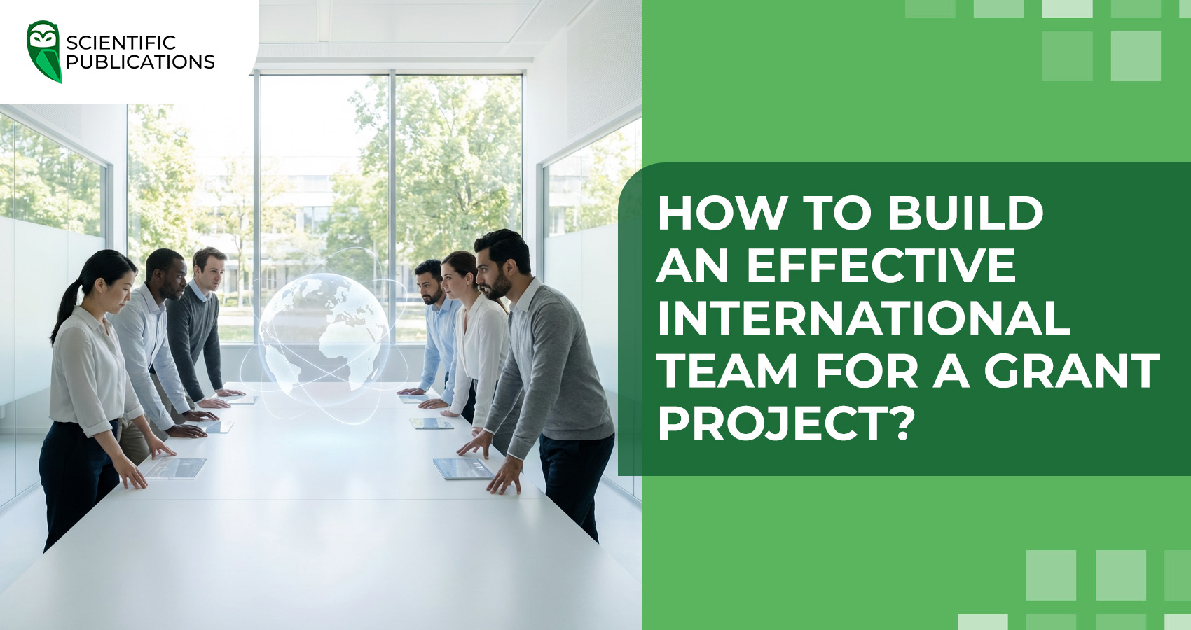 How to build an effective international team for a grant project?