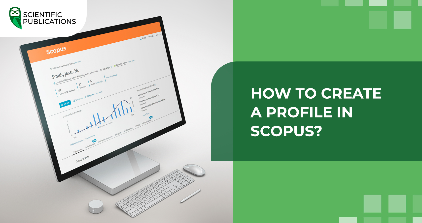 How to create a profile in Scopus?