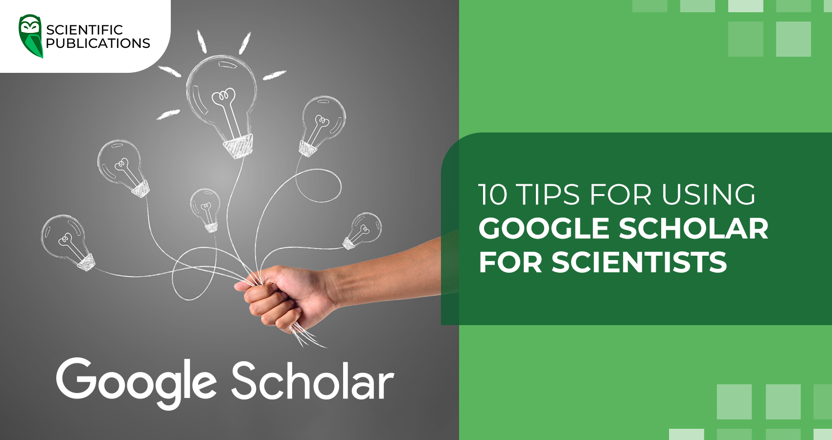 10 tips for using Google Scholar for scientists