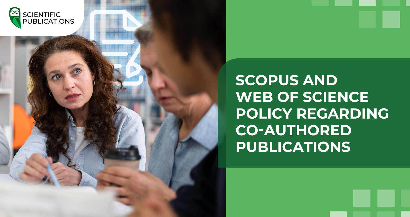 Scopus and Web of Science policy regarding co-authored publications
