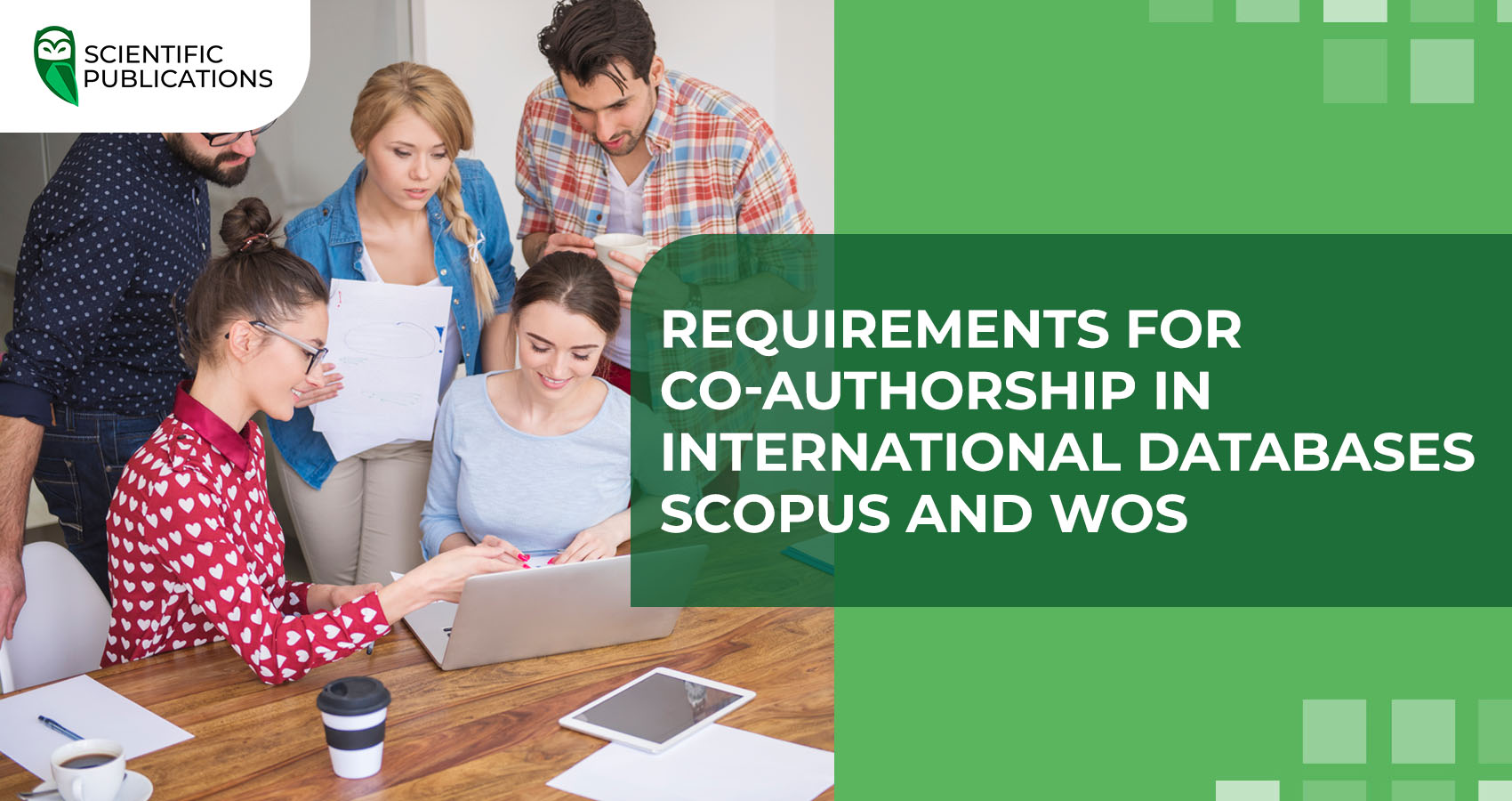 Requirements for co-authorship in international databases Scopus and WoS