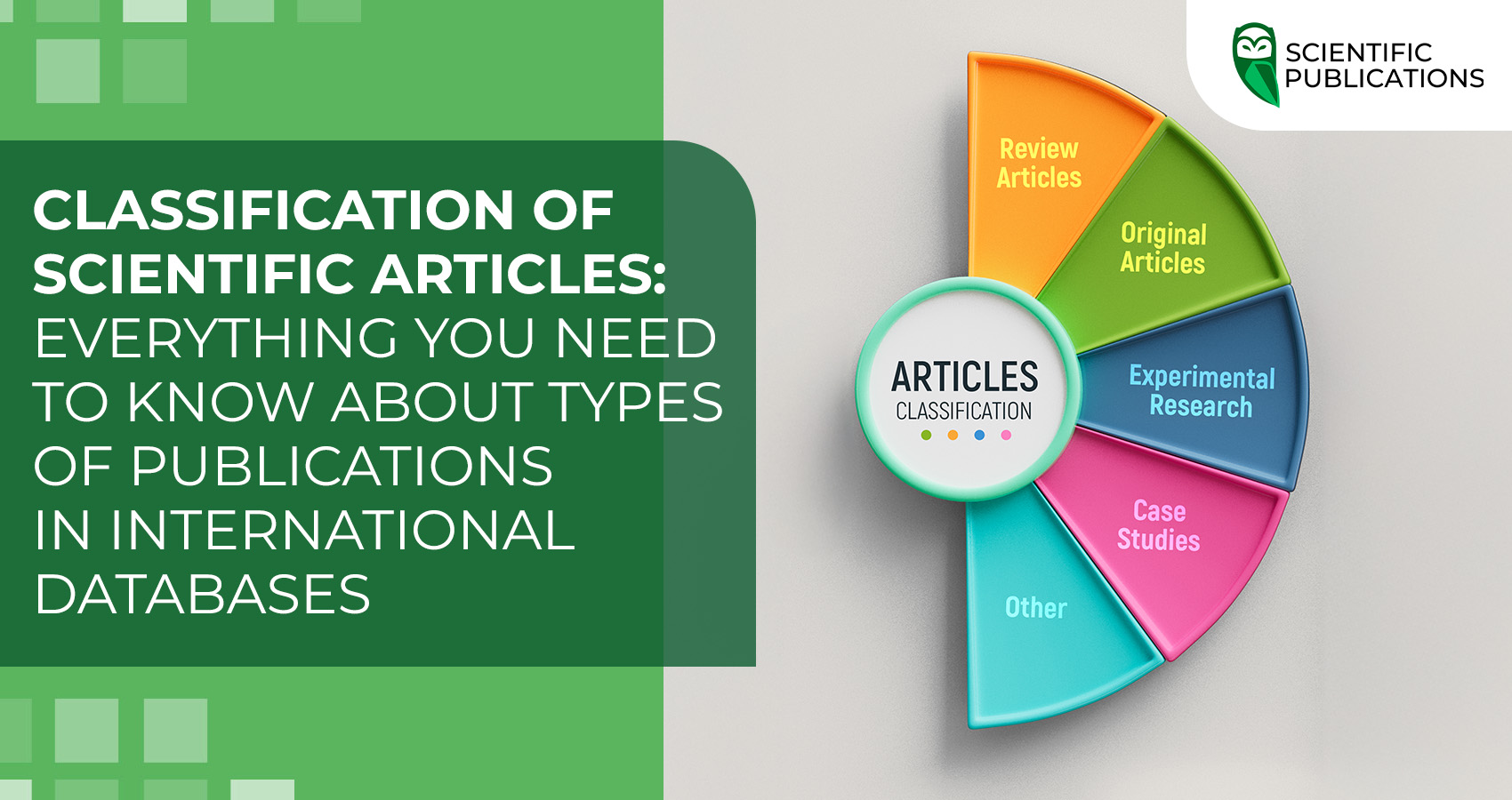 Classification of scientific articles: everything you need to know about types of publications in international databases