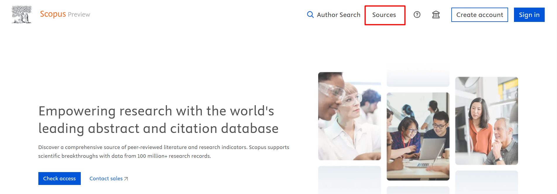 Checking indexing in Scopus and Web of Science