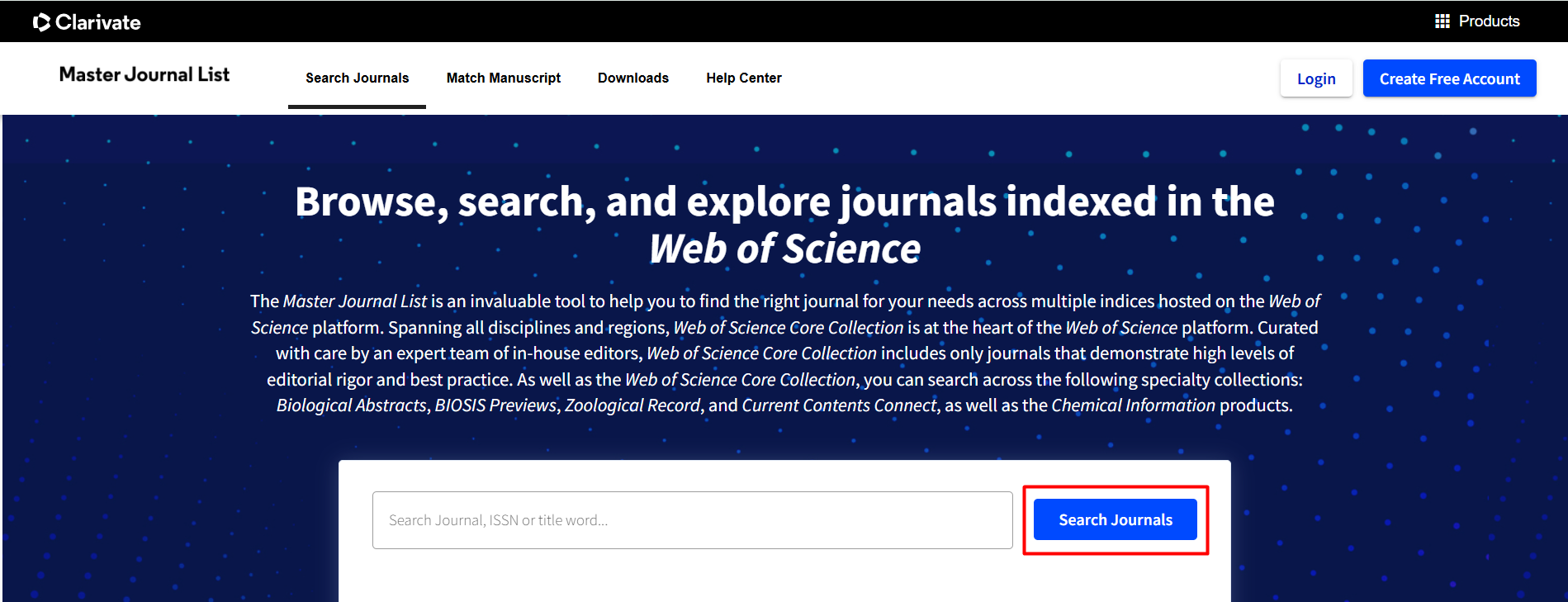 Проверка индексации в Scopus и Web of Science
