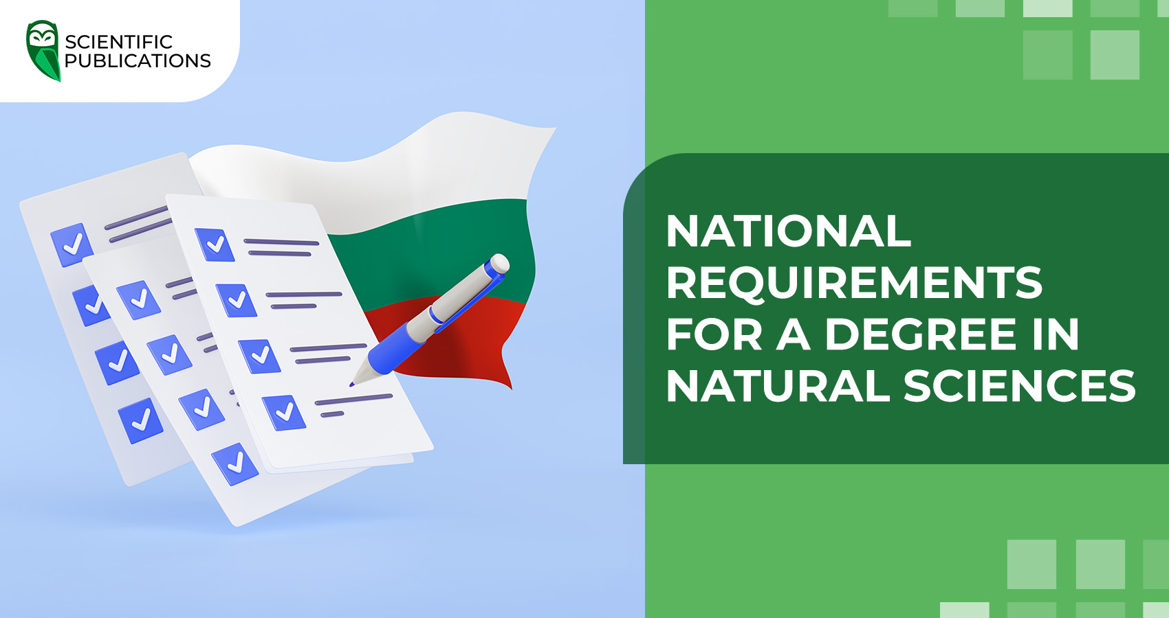 National requirements for a degree in natural sciences