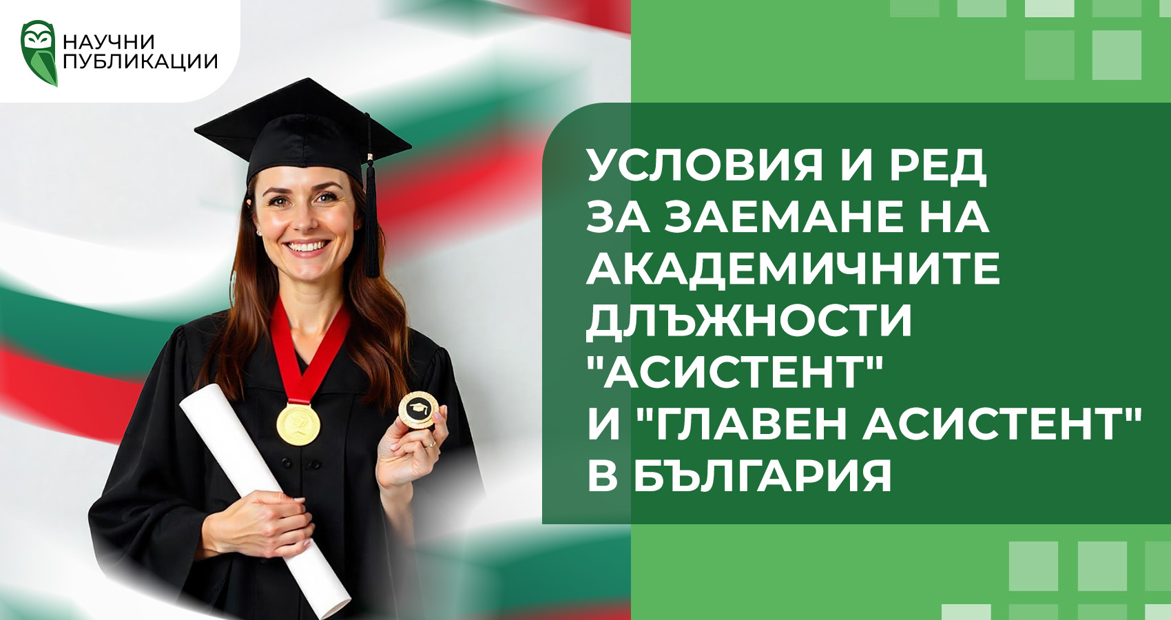 Условия и ред за заемане на академичните длъжности "асистент" и "главен асистент" в България