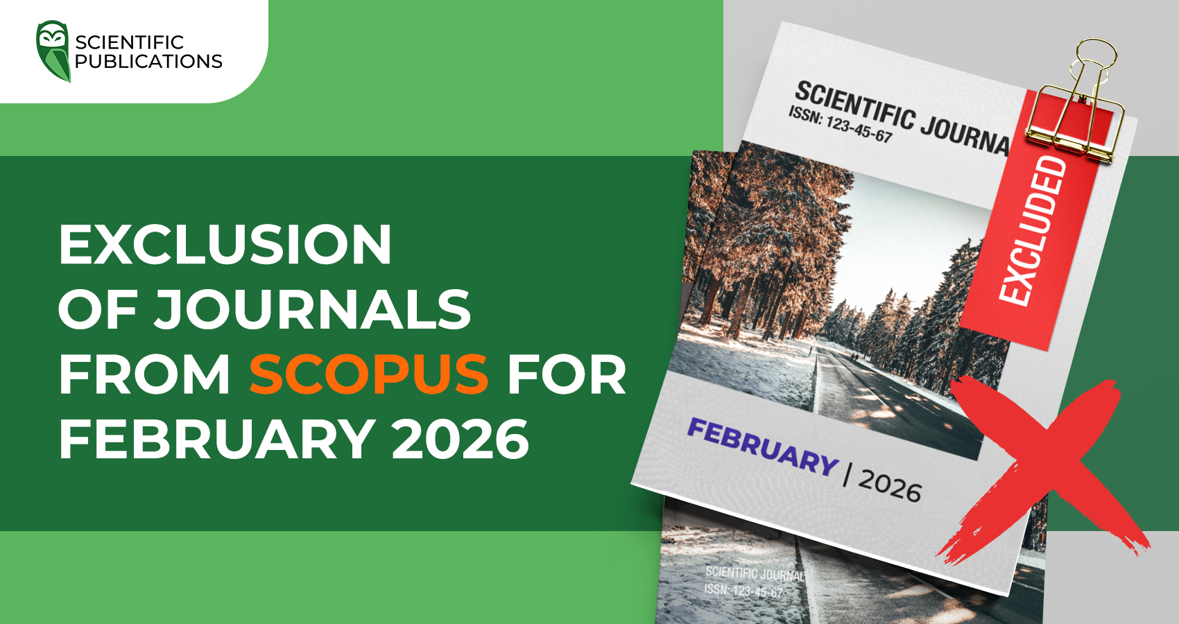 Journals excluded from Scopus in February 2026