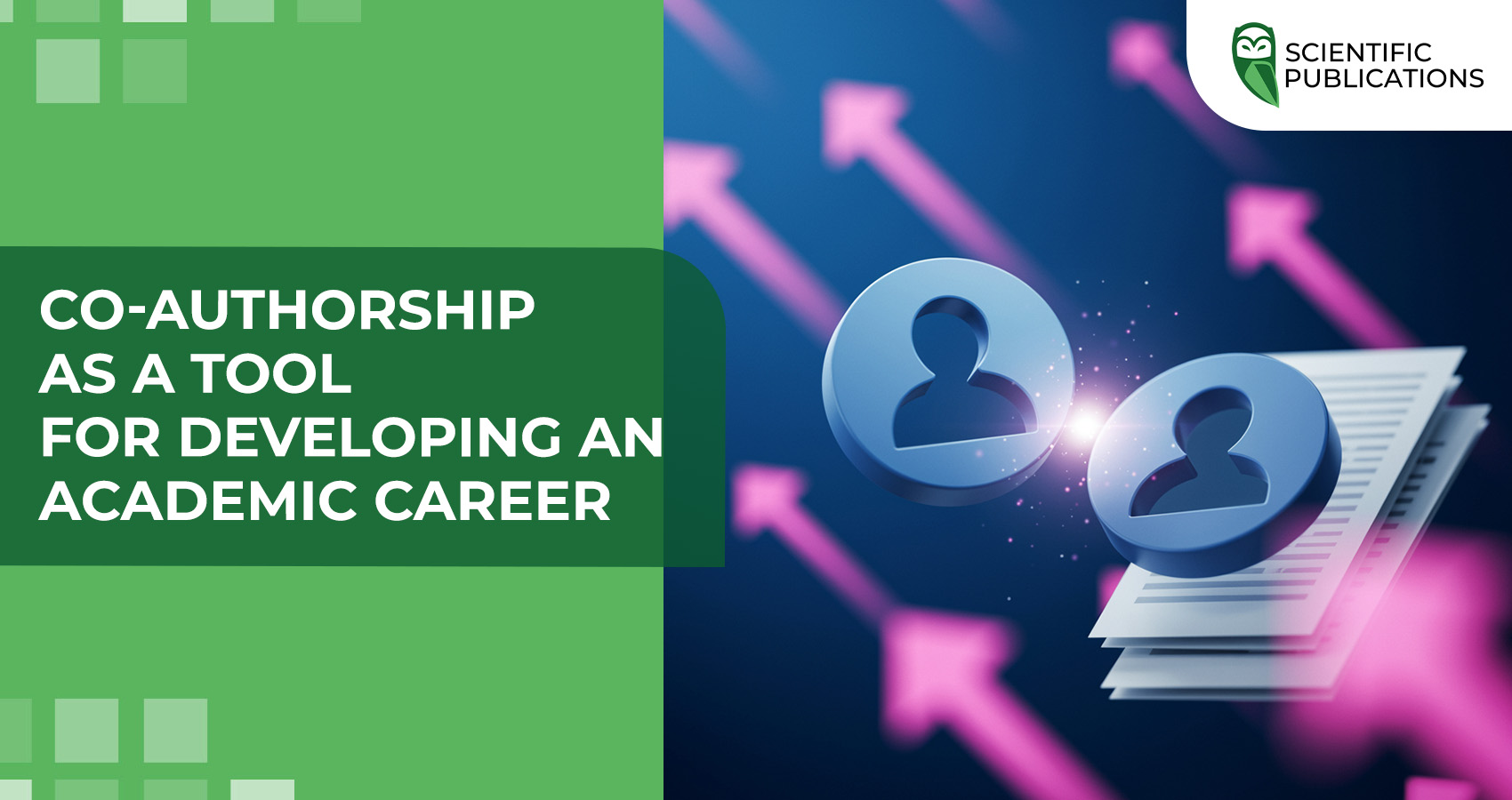 Co-authorship as a tool for developing an academic career