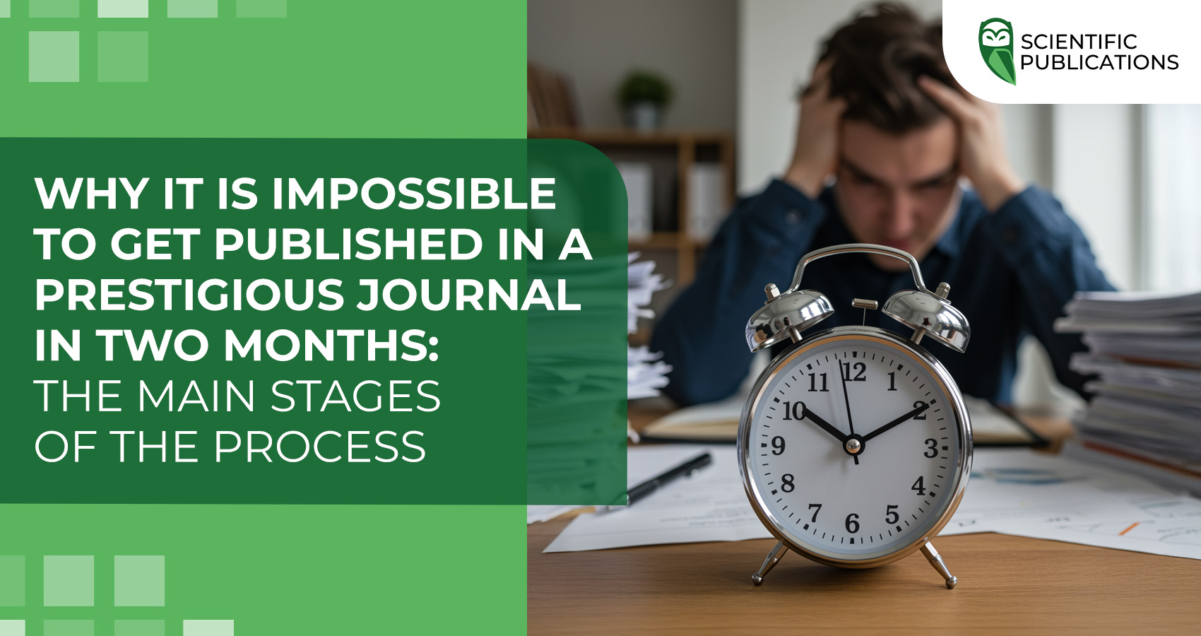 Why it is impossible to get published in a prestigious journal in two months: the main stages of the process