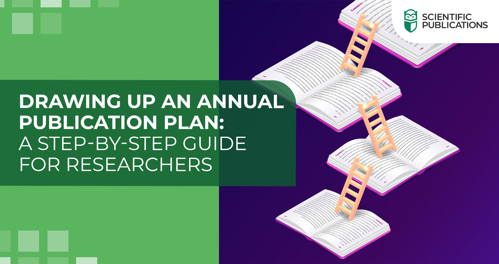 Drawing up an annual publication plan: a step-by-step guide for researchers