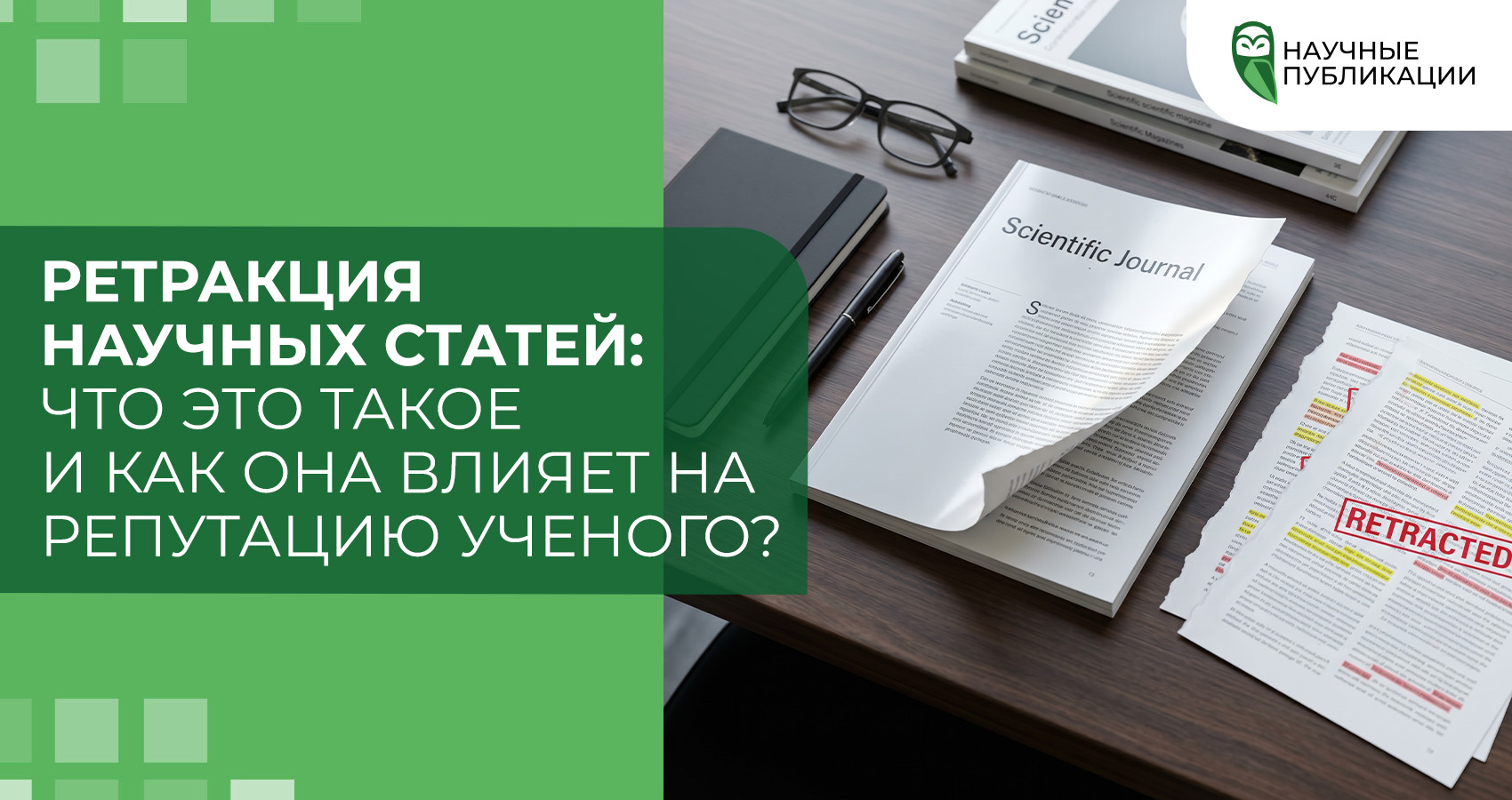 Ретракция научных статей: что это такое и как она влияет на репутацию ученого?