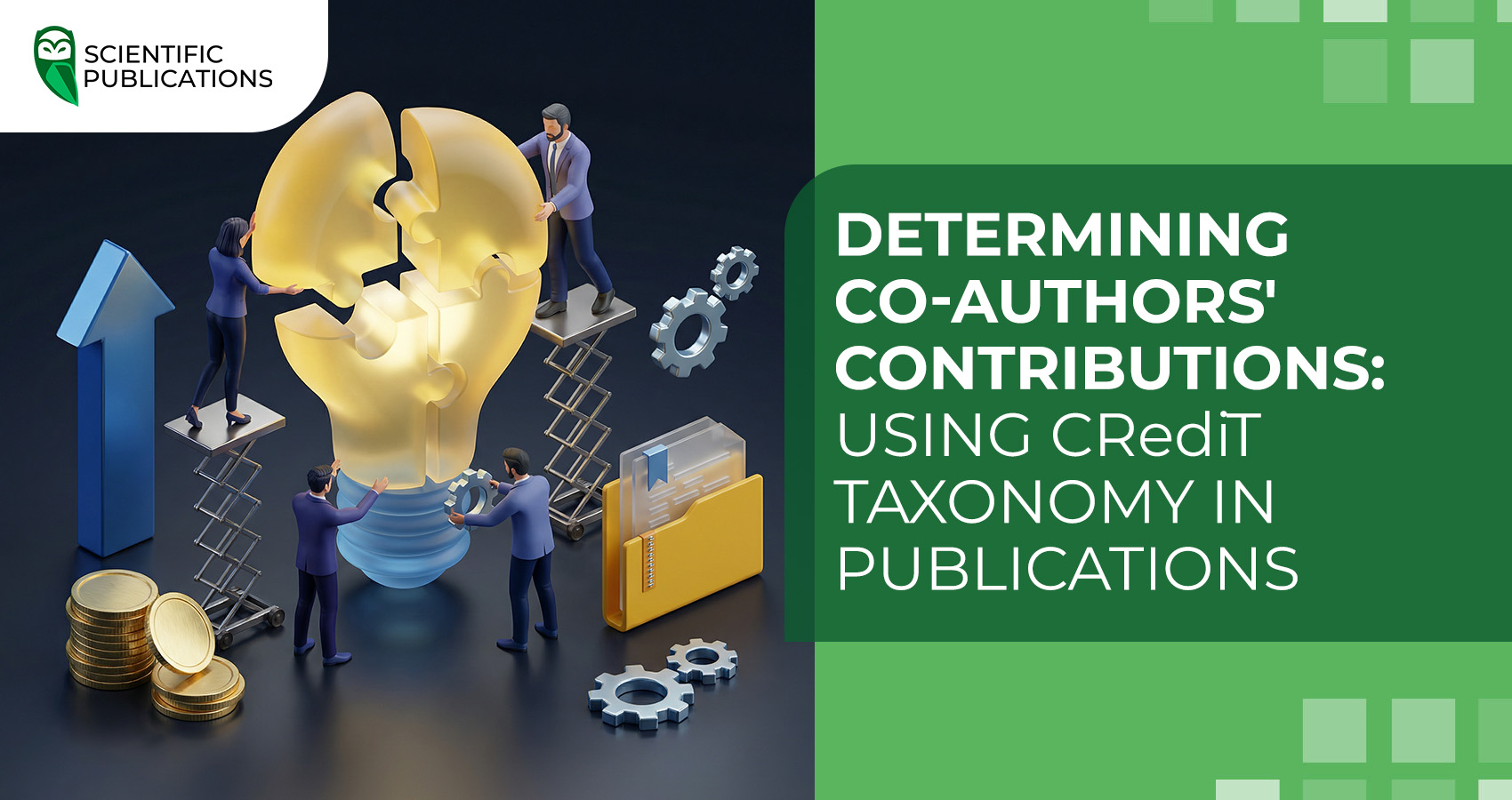 Determining co-authors' contributions: using CRediT taxonomy in publications