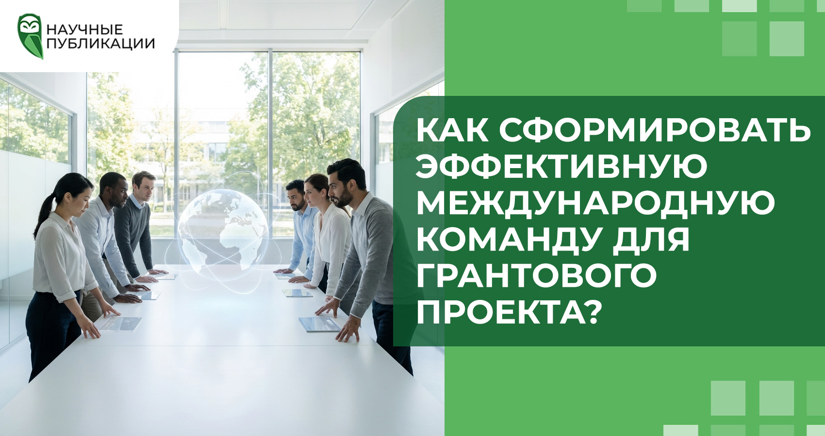 Как сформировать эффективную международную команду для грантового проекта?