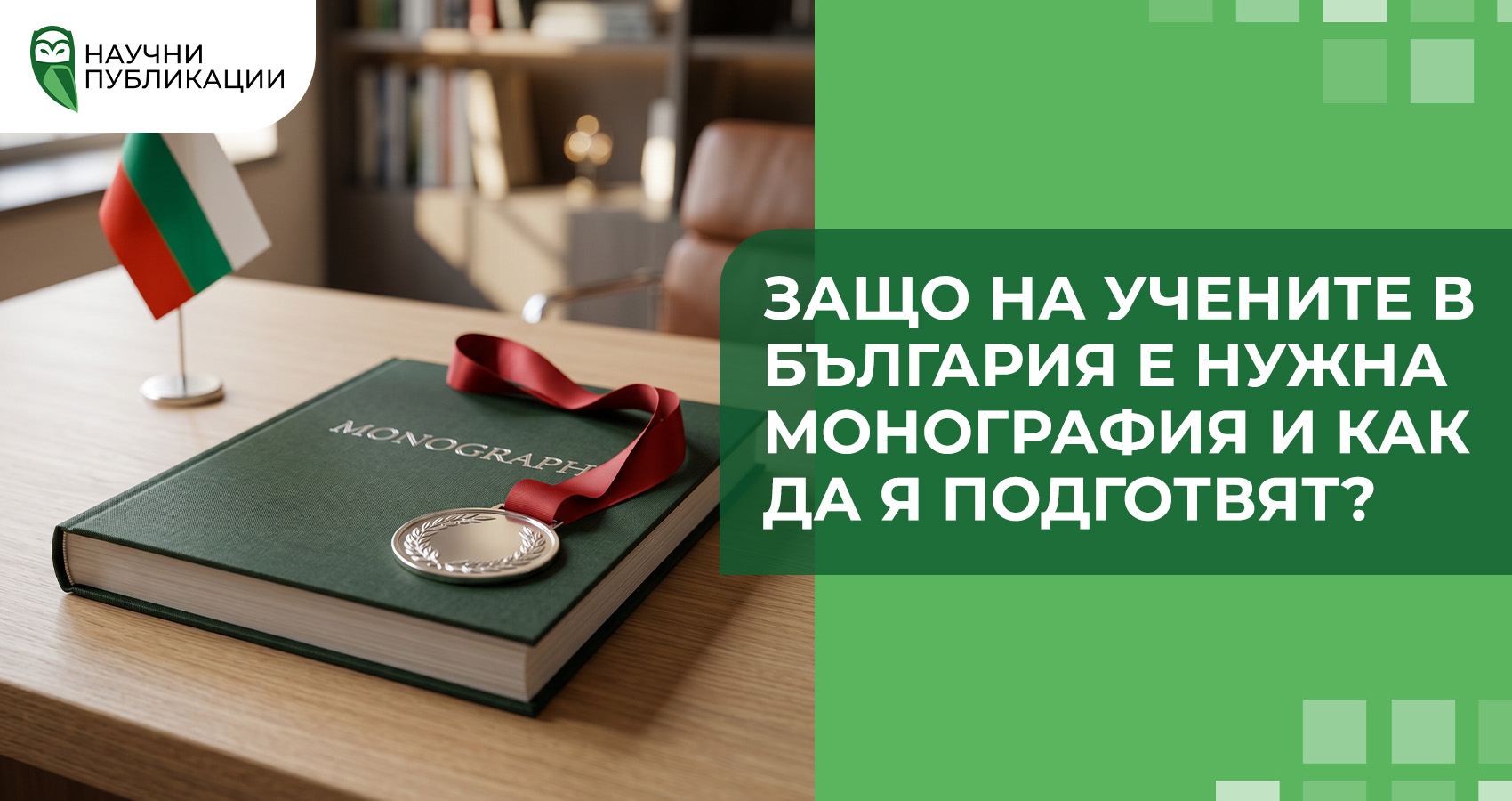 Защо на учените в България е нужна монография и как да я подготвят?