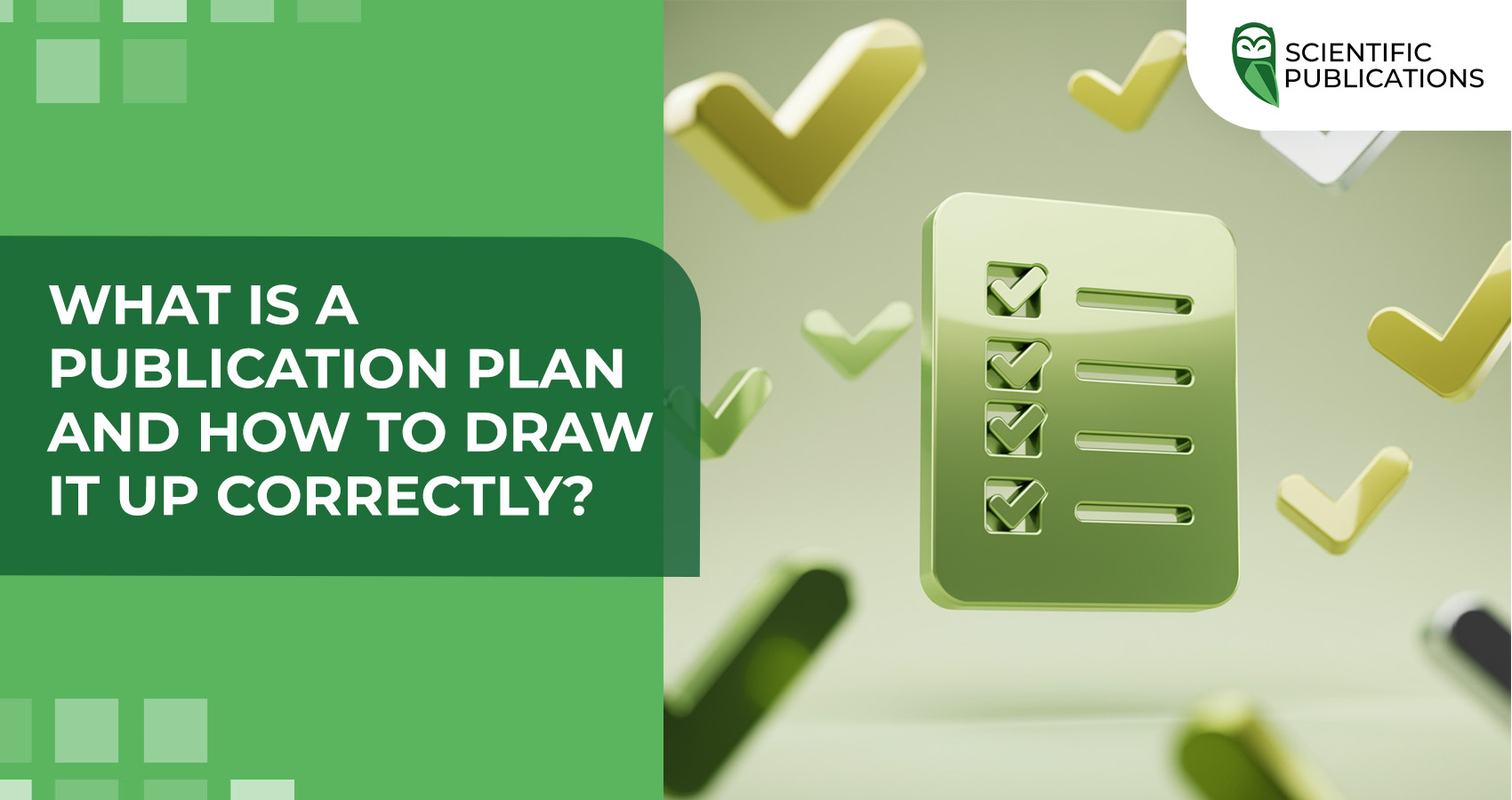 What is a publication plan and how to draw it up correctly?