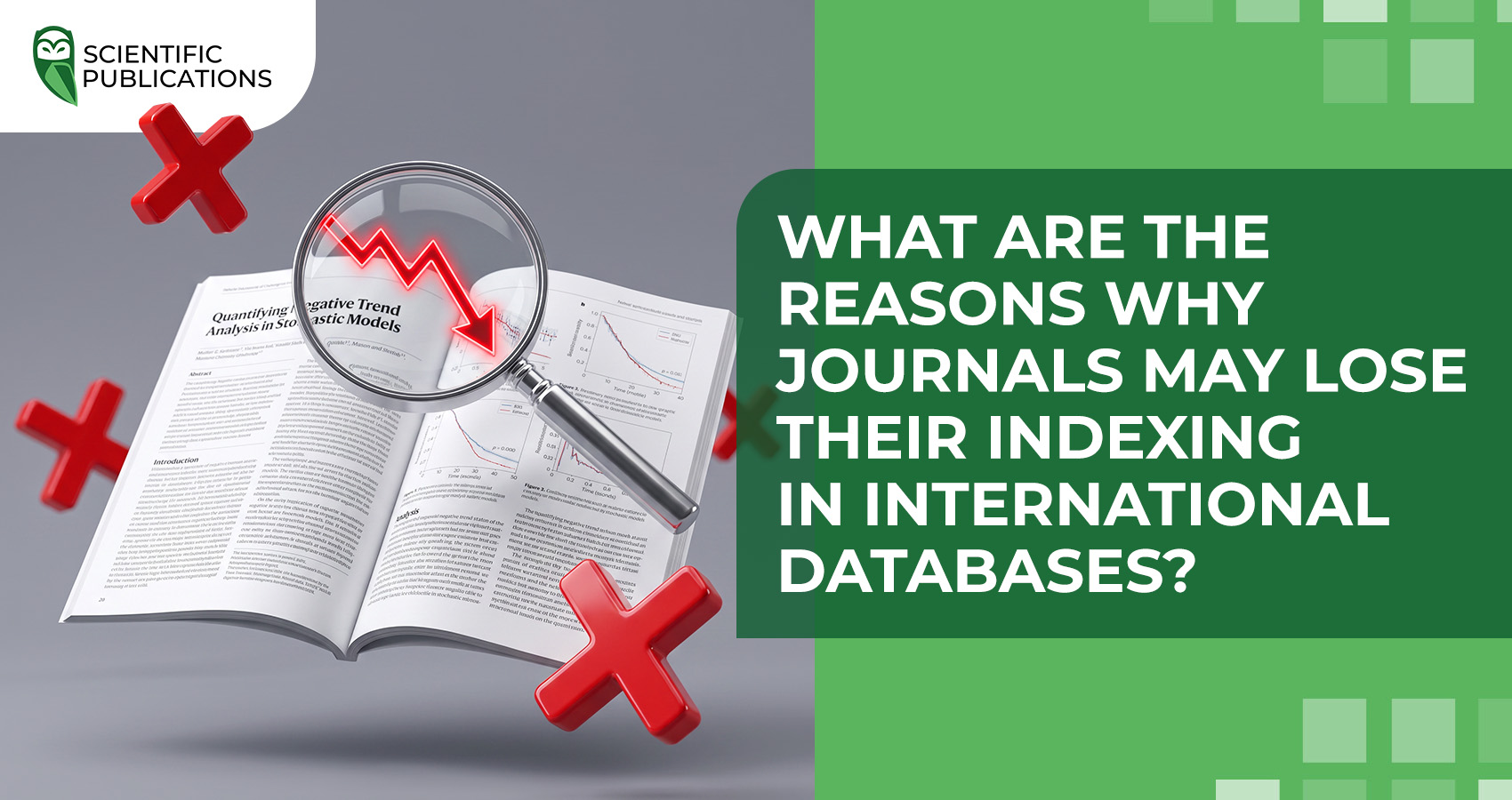 What are the reasons why journals may lose their indexing in international databases?